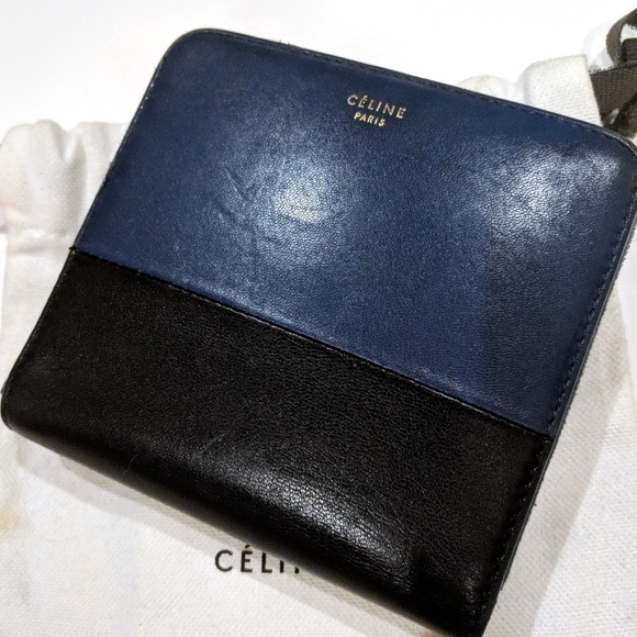 Celine Handbags - $540🎀CELINE🎀Bicolor Multifunction Zip Wallet